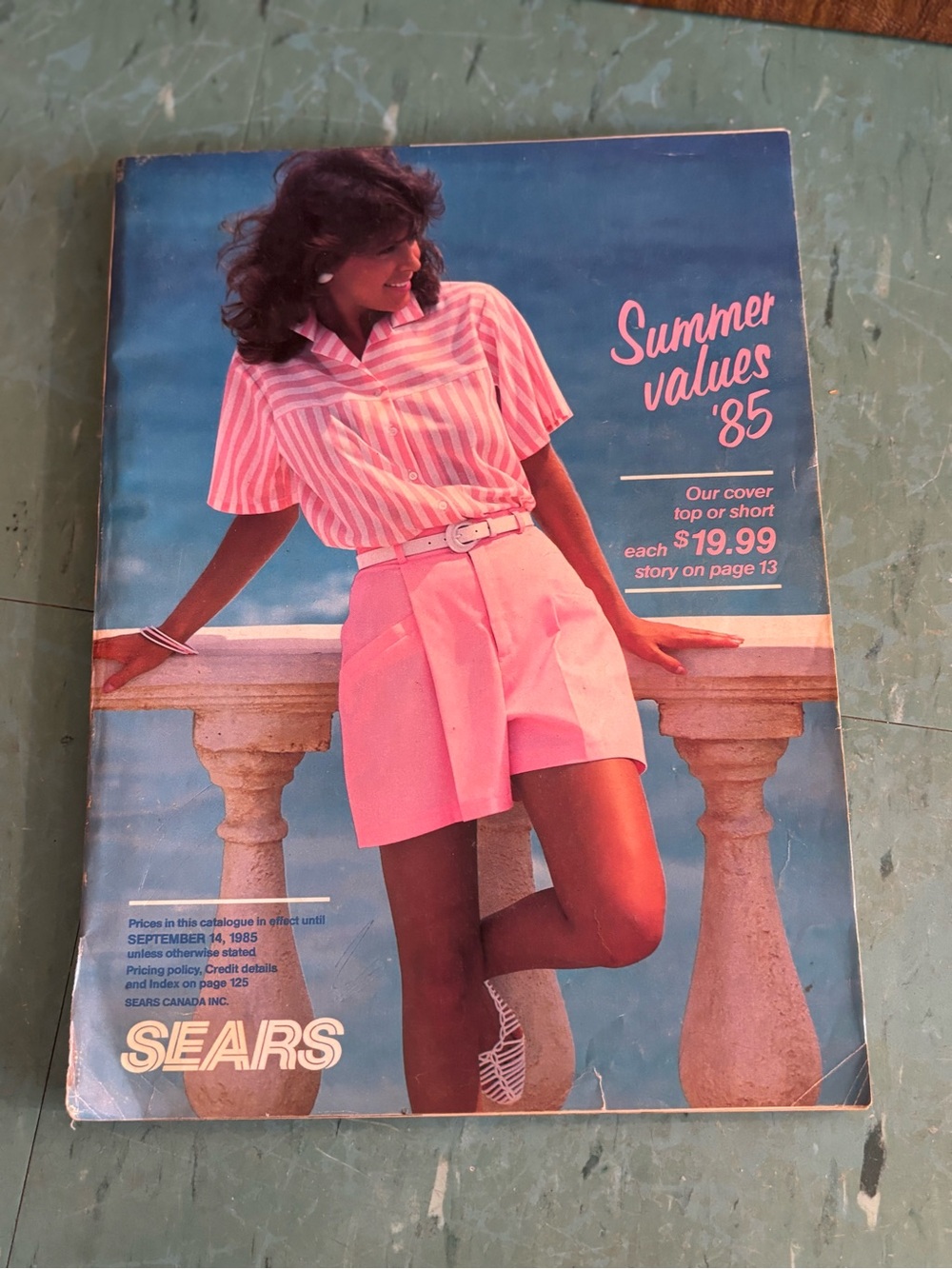 Vintage 1985 Sears summer catalogue